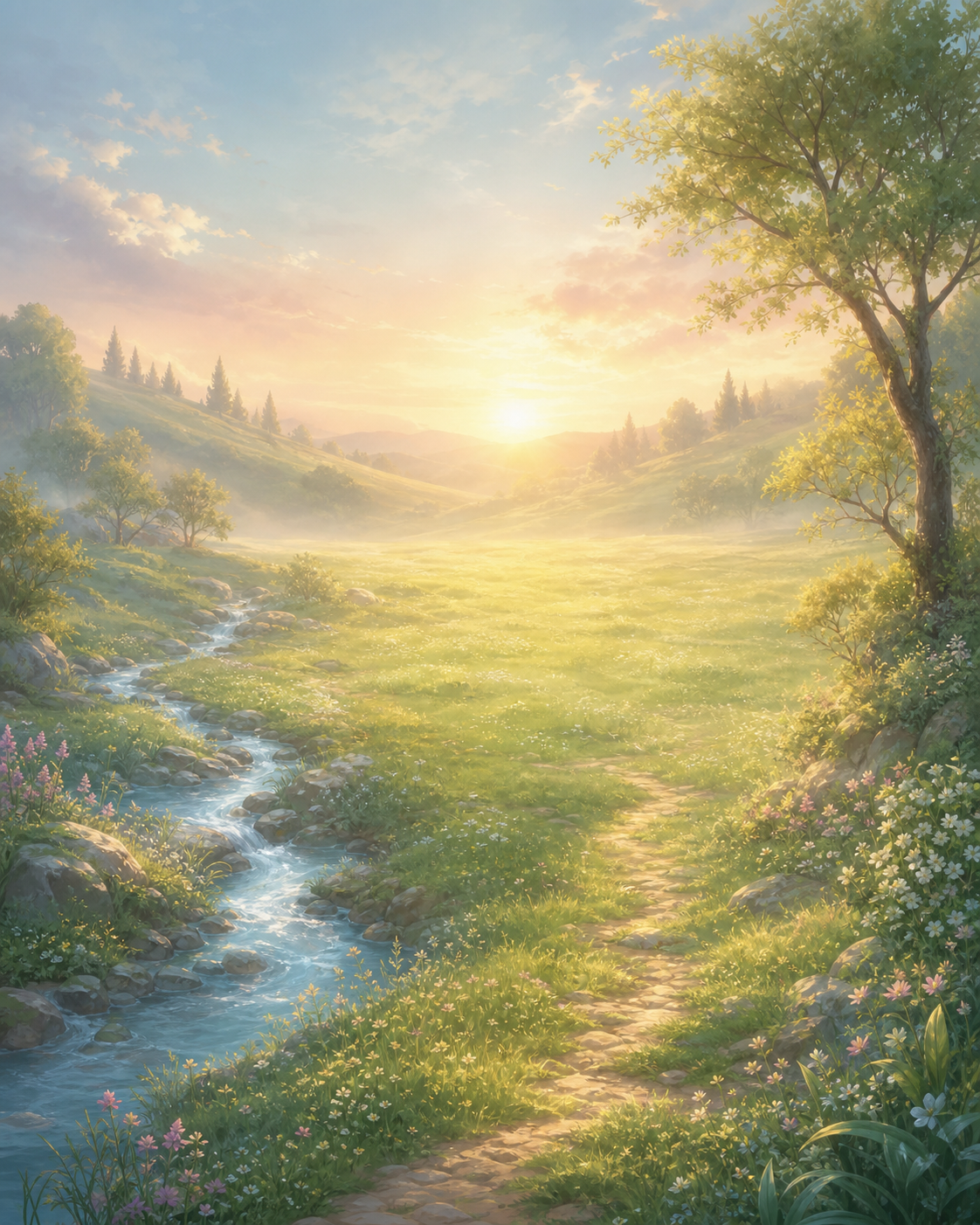 Mellow Meadows restored meadow artwork