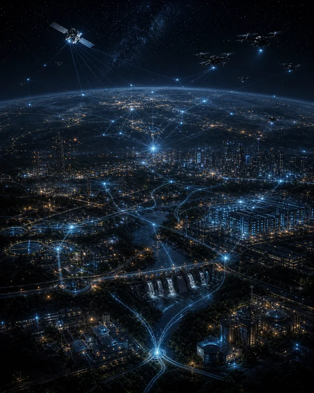 Distributed AGI infrastructure art