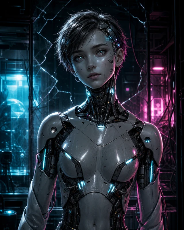 Unit C-7 synthetic lifeform portrait