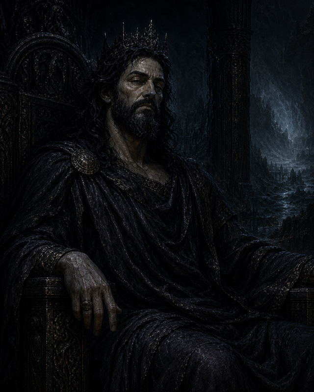Hades in underworld shadow