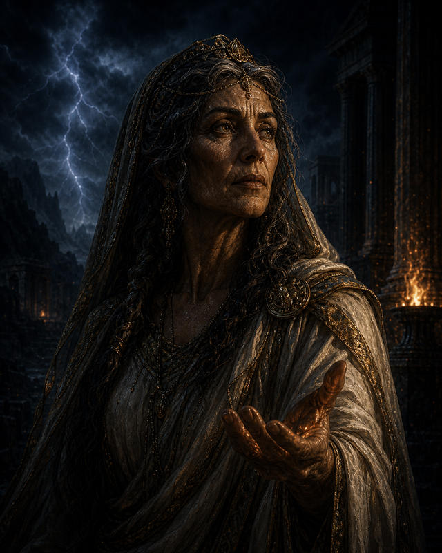 Oracle of Prometheus storm portrait