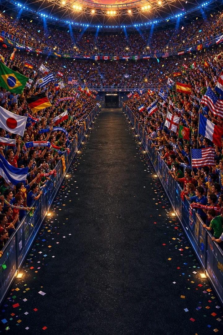 Group stage stadium backdrop