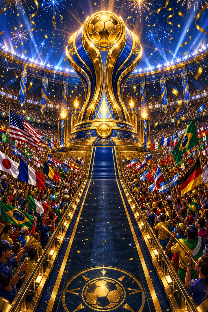 Golden football festival final celebration